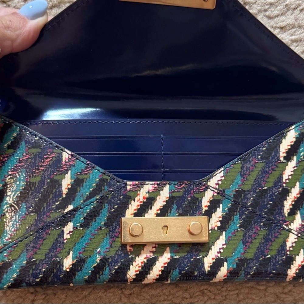 Tory Burch Patterned Envelope Clutch - image 2